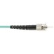 Cable de fibra óptica OM4 multimodo MMF simplex 50µm/125µm ST-ST de 15m