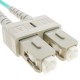 Cable de fibra óptica OM4 multimodo MMF duplex 50µm/125µm SC-SC de 5m