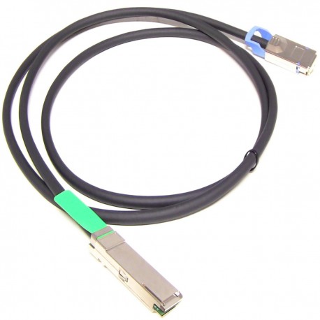 Cable QSFP+ SFF-8436 a CX4 SFF-8470 de 10 Gigabit de 2m
