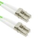 Cable de fibra óptica OM5 multimodo duplex 50µm/125µm LC/PC a LC/PC 100Gb de 3 m
