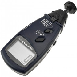 Tacómetro digital con tecnología láser. Medidor de la velocidad de giro SM6236E