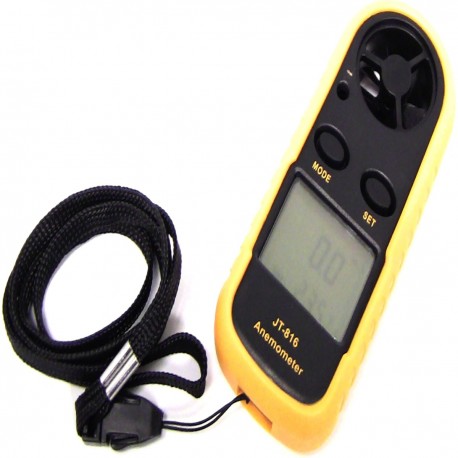 Anemómetro y termómetro digital compacto JT-816