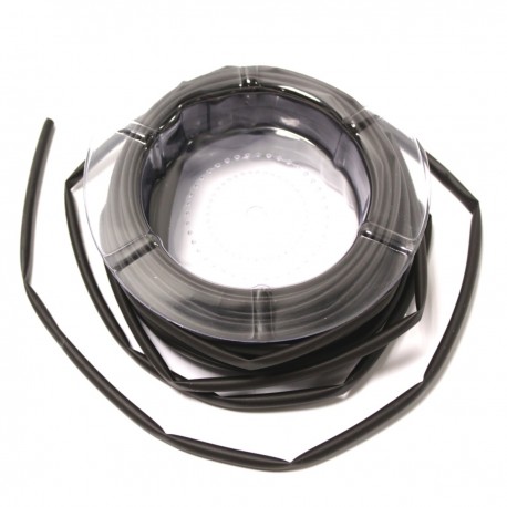 Tubo termoretráctil negro de 4,5 mm en bobina de 12 m