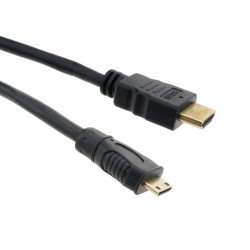Cable HDMI de tipo A macho a C macho de 1 m