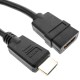 Cable HDMI 1.4 tipo A de macho a hembra de 20cm