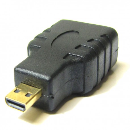 Adaptador HDMI de HDMI tipo A hembra a micro HDMI tipo D macho