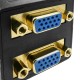 Cable duplicador pasivo de 1 DVI a 2 VGA