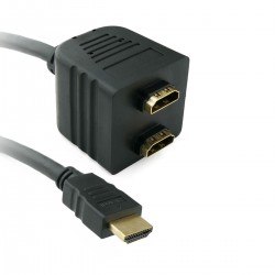 Cable duplicador pasivo de 1 HDMI a 2 HDMI
