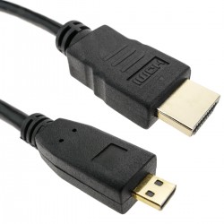 Cable HDMI tipo A 1.4 macho a HDMI tipo D macho de 50 cm