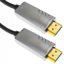 Cable de vídeo HDMI 2.0 macho Ultra HD 4K activo por fibra óptica de 15m