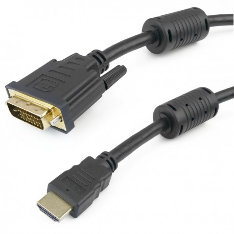 Super cable HDMI 1.4 de tipo HDMI-A macho a DVI-D macho de 1 m