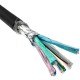 Bobina de cable de vídeo HDMI 1.4 para crimpar negro 20 m