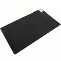 Alfombra y superficie térmico con calefacción para escritorio suelo y pies de 60 x 36 cm 65W negro