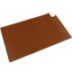 Alfombra y superficie térmico con calefacción para escritorio suelo y pies de 60 x 36 cm 85W marrón