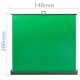Pantalla chroma key extensible. Fondo verde plegable para fotografía y vídeo 140x200cm