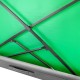 Pantalla chroma key extensible. Fondo verde plegable para fotografía y vídeo 210x200cm