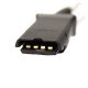 Cable duplicador compatible con Plantronics QD de 100cm