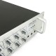 Amplificador para sonorización profesional de 180W 110V 4 zonas con MIC AUX MP3 rack