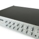 Amplificador para sonorización profesional de 180W 110V 4 zonas con MIC AUX MP3 rack