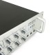 Amplificador para sonorización profesional de 240W 110V 4 zonas con MIC AUX MP3 rack
