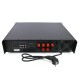 Amplificador para sonorización profesional de 550W 110V 4 zonas con MIC AUX MP3 rack