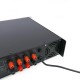 Amplificador para sonorización profesional de 700W 110V 4 zonas con MIC AUX MP3 rack