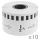 Rollo bobina de etiquetas adhesivas compatibles con Brother DK-22223 ancho 50mm long. 30.48m 10-pack
