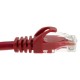 Cable de red ethernet LAN UTP RJ45 Cat.6a rojo 25 cm