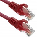 Cable de red ethernet LAN UTP RJ45 Cat.6a rojo 2 m