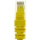 Cable de red ethernet LAN UTP RJ45 Cat.6a amarillo 25 cm