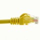 Cable de red ethernet LAN UTP RJ45 Cat.6a amarillo 50 cm