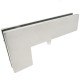 Pernio y bisagra L-fija superior de aluminio para puerta de cristal para cierrapuertas de suelo