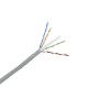 Bobina cable UTP categoría 6 24AWG flexible gris 100m