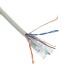 Bobina cable FTP categoría 6 24AWG flexible gris 305m