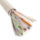 Bobina de cable de red LAN FTP categoría cat.6 24AWG CCA rígido gris 100m