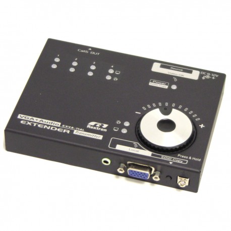 Extensor de VGA y audio a través de UTP a 900m. Transmisor 4 puertos