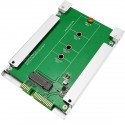 Adaptador SATA a disco duro SSD NGFF M.2 de un puerto con adaptador de 2.5"