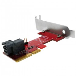 Tarjeta PCIe PCI Express con MiniSAS HD SFF-8643 compatible con U.2 PCIe-NVMe SSD