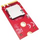 Módulo conversor de zócalo M.2 PCIe A-E Key a MicroSD