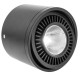 Foco LED de superficie Lámpara COB 9W 220VAC 3000K negra 85mm