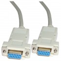 Cable Serie Null-Modem 1.8m (DB9-H/H)
