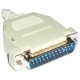 Cable serie para TPV compatible con EPSON DB25 macho a DB9 hembra de 1m