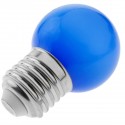 Bombilla LED G45 E27 230VAC 0,5W luz azul