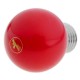 Bombilla LED G45 E27 230VAC 0,5W luz roja