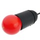 Bombilla LED G45 E27 230VAC 0,5W luz roja