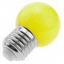 Bombilla LED G45 E27 230VAC 0,5W luz amarilla
