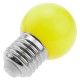 Bombilla LED G45 E27 230VAC 1,5W luz amarilla