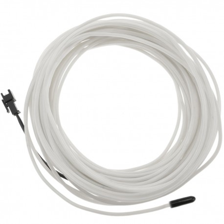 Cable electroluminiscente blanco-azul de 2.3mm en bobina 5m con pilas