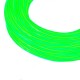 Cable electroluminiscente verde fuerte de 2.3mm en bobina 5m con pilas