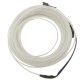 Cable electroluminiscente blanco de 2.3mm en bobina 5m con pilas